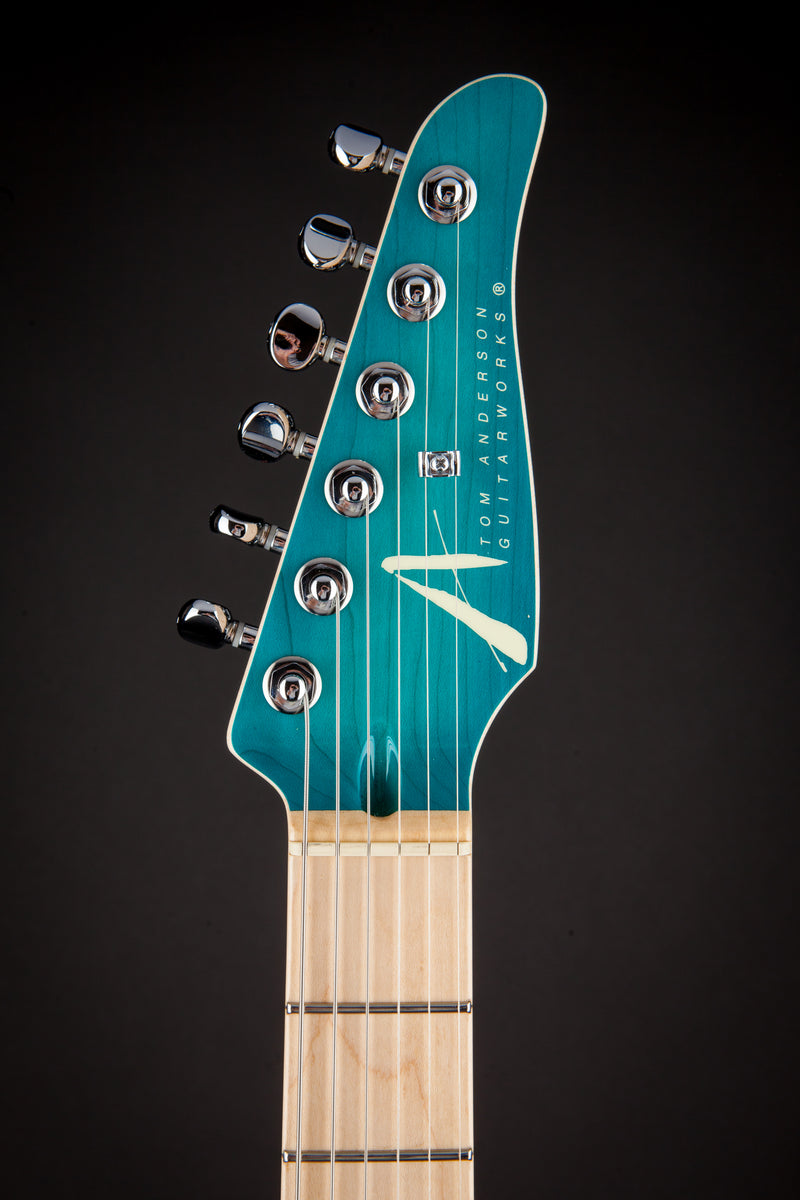 Tom Anderson Droptop Classic Bora Bora Blue Burst with Binding #11