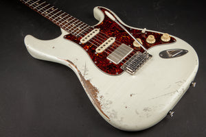Tom Anderson: Icon Classic Olympic White (In Distress Level 3) W/Rosewood Neck #09-24-20P