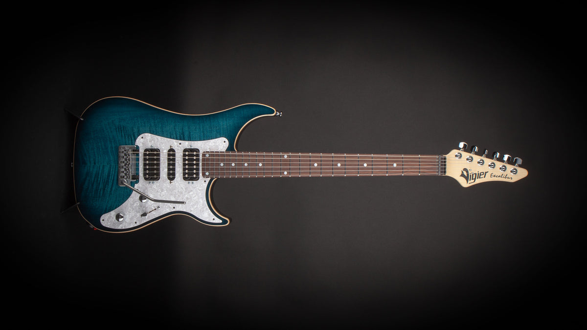 Vigier Guitars: Excalibur Special Mysterious Blue #170081 – World