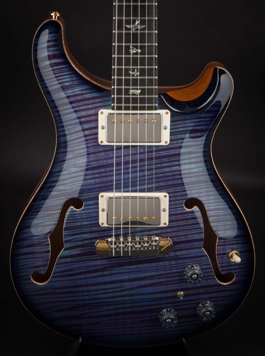 PRS Private Stock Hollowbody II Aqua Violet Smoked Burst 6586