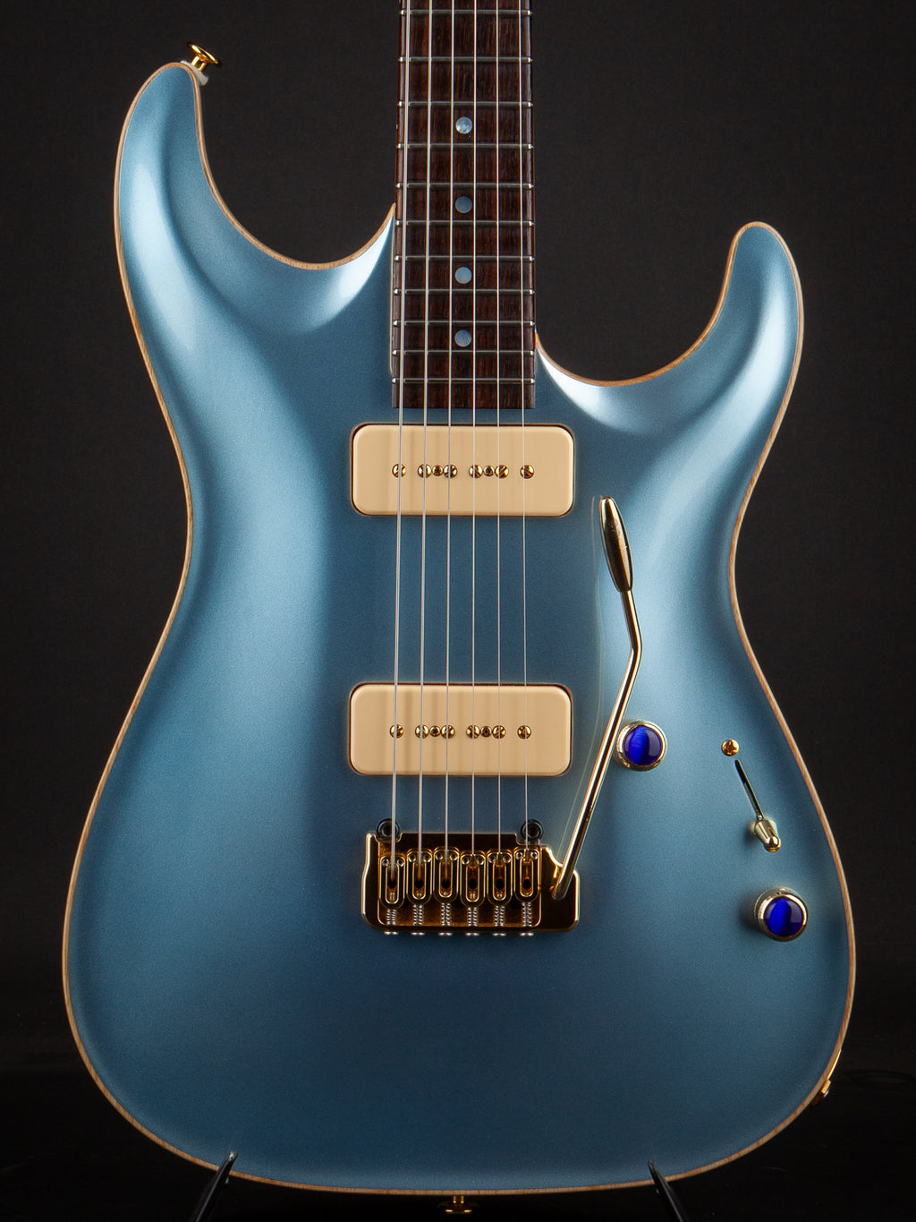 Pensa Custom : MK-90 Mark Knopfler Model Ice Blue Metallic #0940