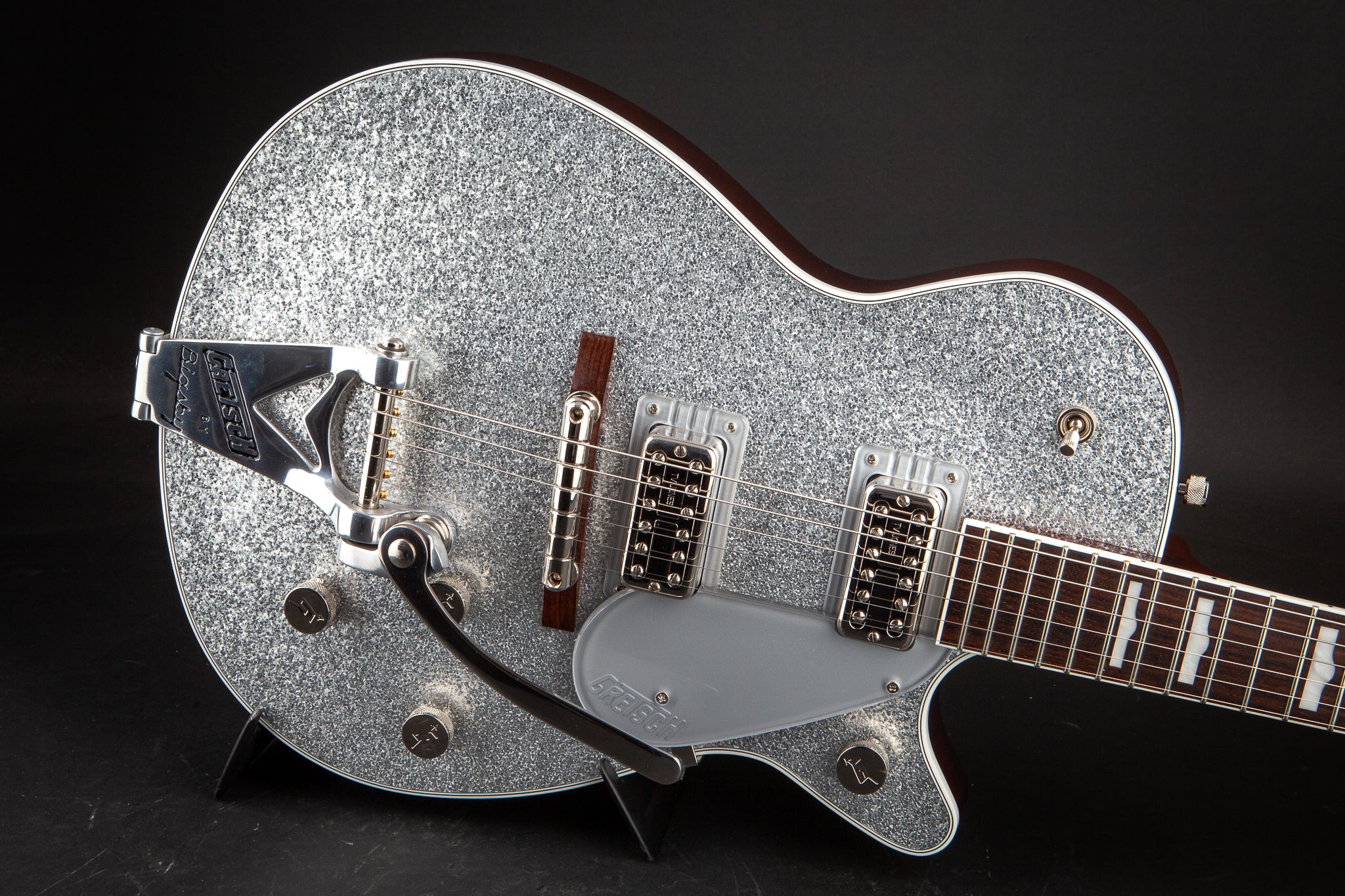 Gretsch Guitars: G6129T-89 Vintage Select Sparkle Jet w/ Bigsby - Silver Sparkle #JT21093734