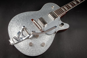 Gretsch Guitars: G6129T-89 Vintage Select Sparkle Jet w/ Bigsby - Silver Sparkle #JT21093734