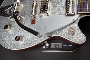 Gretsch Guitars: G6129T-89 Vintage Select Sparkle Jet w/ Bigsby - Silver Sparkle #JT21093734