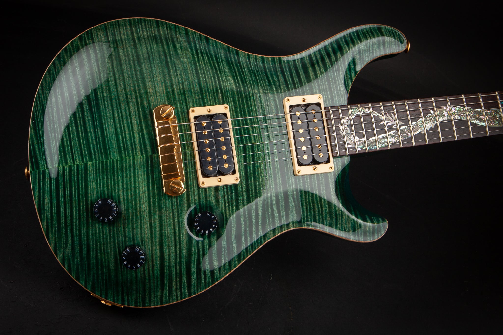 PRS Private Stock: 1993 Dragon I #37 - Teal Black #15421