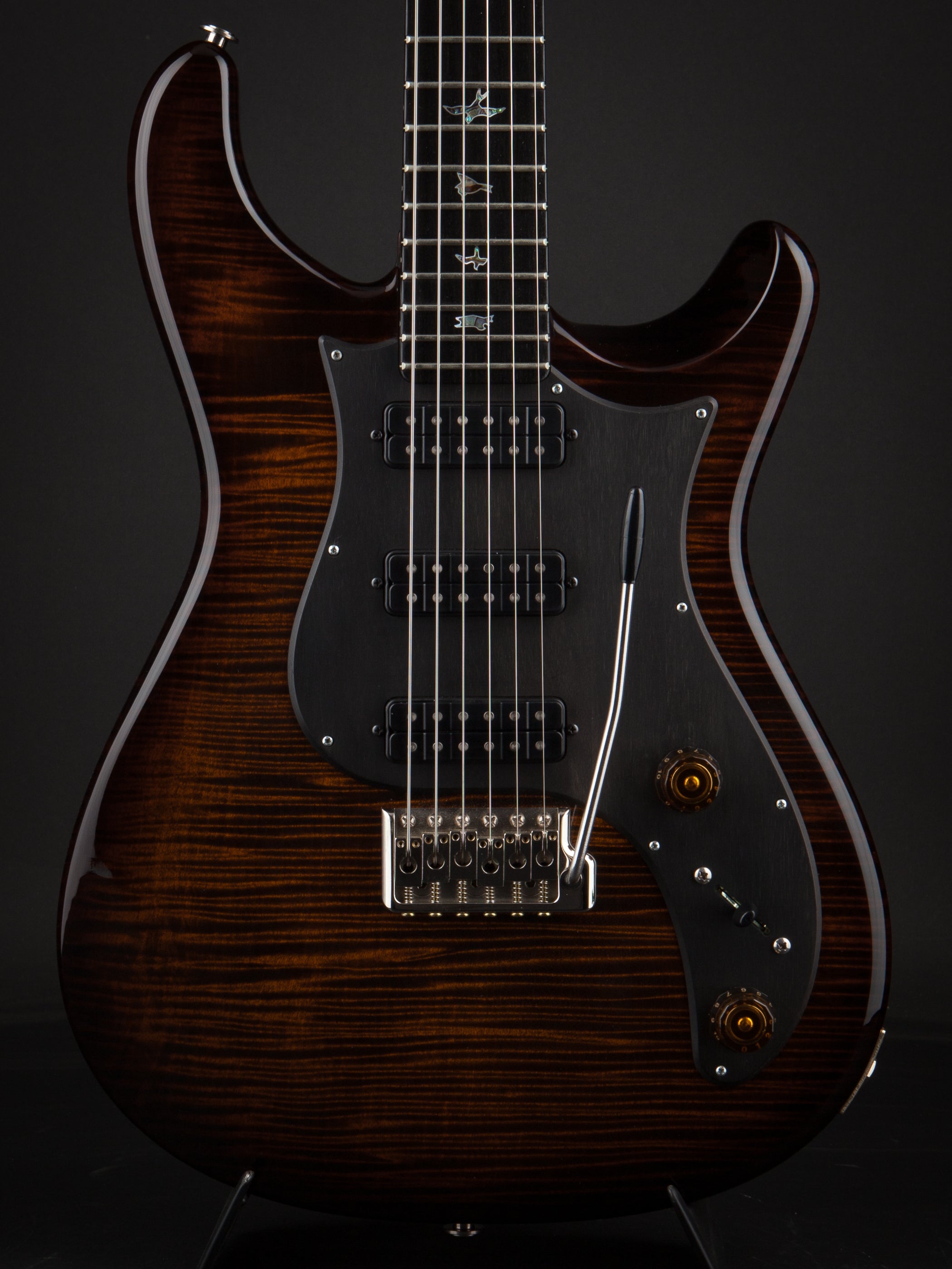 PRS Private Stock: NF3 with Solid Flame Maple Body - Light Tiger Eye #3125