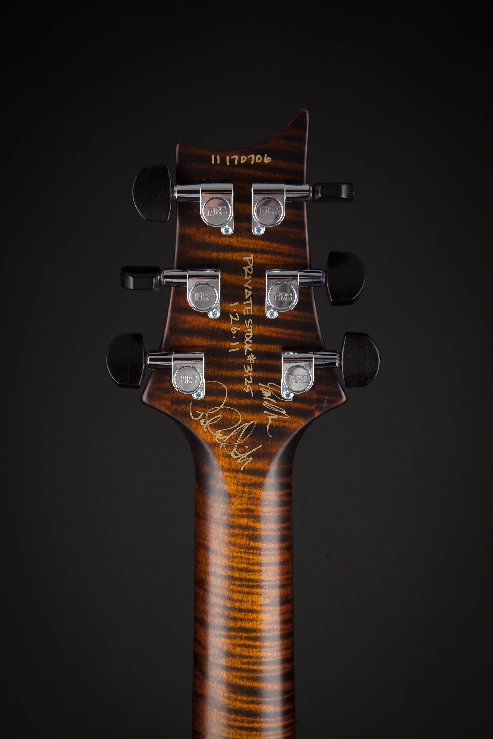 PRS Private Stock: NF3 with Solid Flame Maple Body - Light Tiger Eye #3125