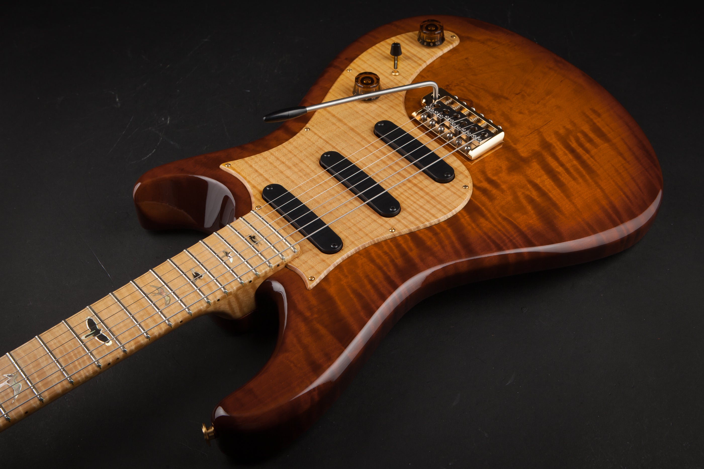 PRS Private Stock: DC3 with Figured Alder Body - Vintage Sunburst #2918