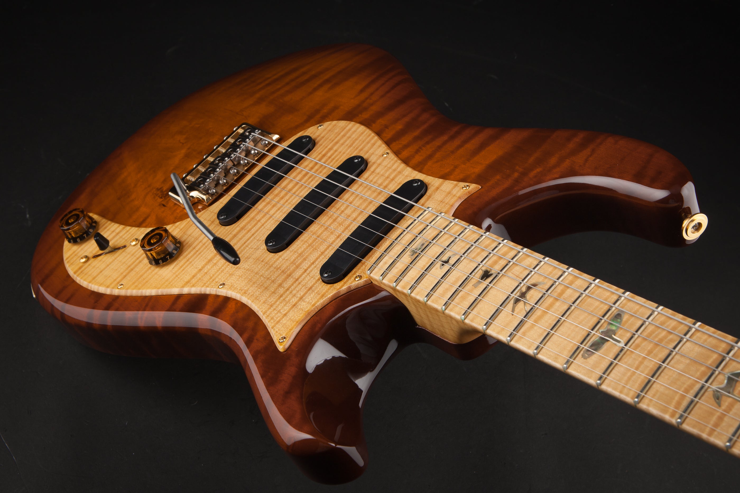 PRS Private Stock: DC3 with Figured Alder Body - Vintage Sunburst #2918