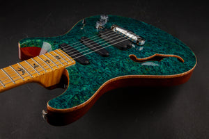 PRS Private Stock: 305 Semi-Hollow - Faded Aquamarine #3358