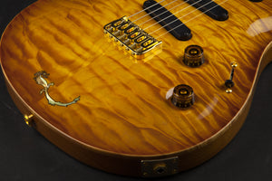 PRS Private Stock: 305 Swamp Ash w/ Flame Maple Neck - Honey Gold Burst #3012