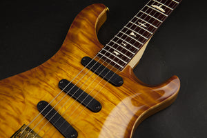 PRS Private Stock: 305 Swamp Ash w/ Flame Maple Neck - Honey Gold Burst #3012