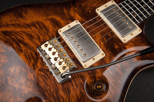 PRS Private Stock: Custom 24 Burl with Solid Rosewood Neck - Copperhead Smoked Burst #2688