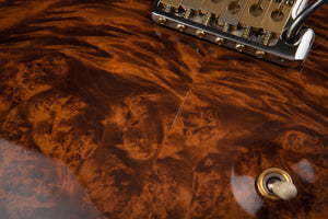 PRS Private Stock: Custom 24 Burl with Solid Rosewood Neck - Copperhead Smoked Burst #2688