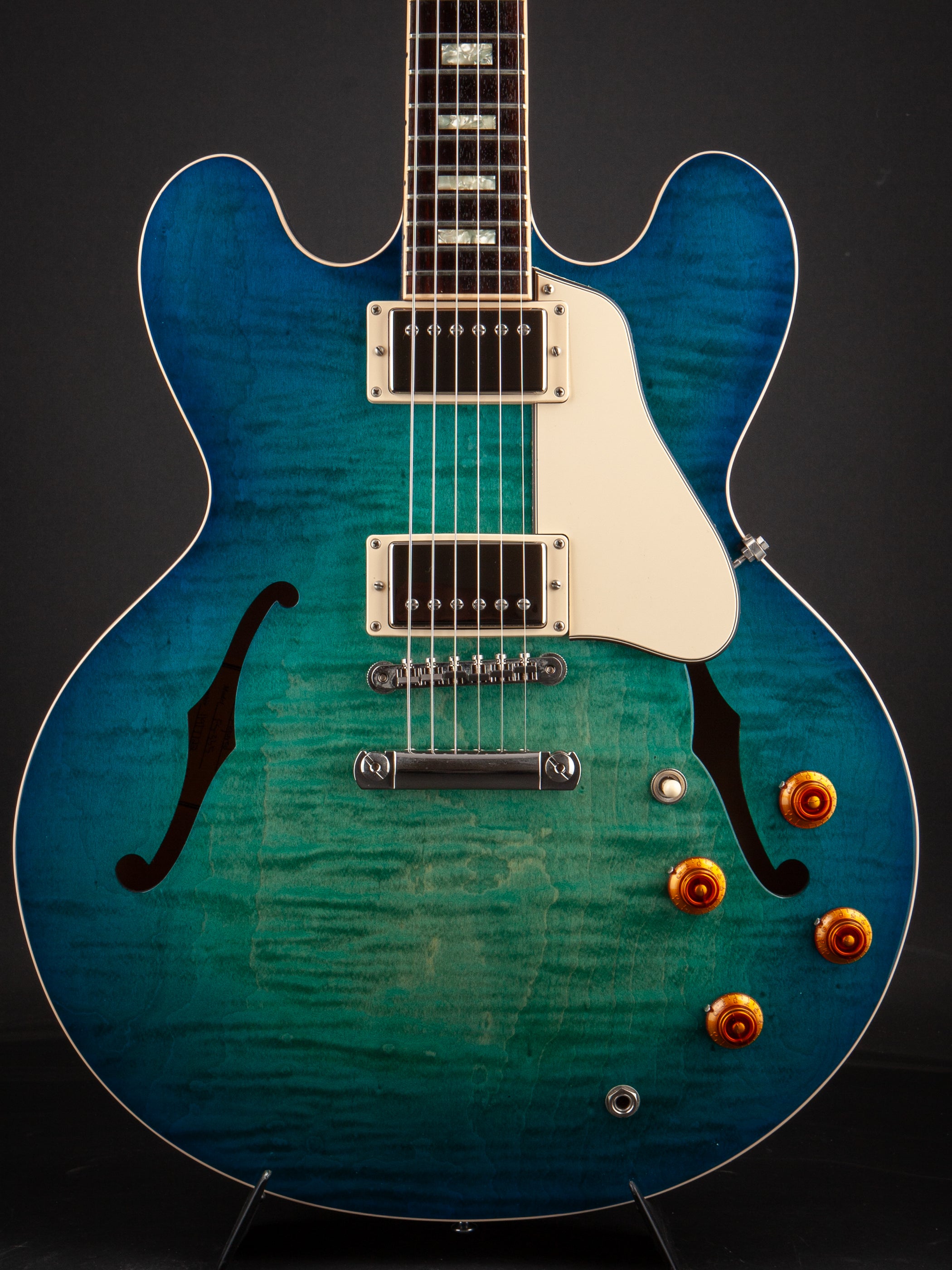 Gibson Memphis : ES-335 Figured - Aquamarine #11917722