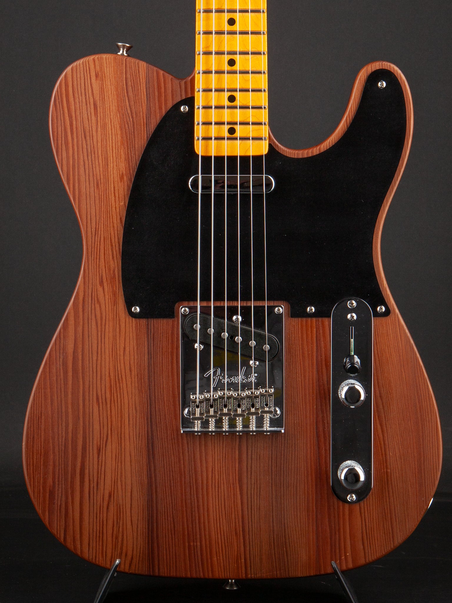 Fender: Fender USA 'Tele-bration' Ltd Old Growth Redwood Telecaster - Natural #11023442