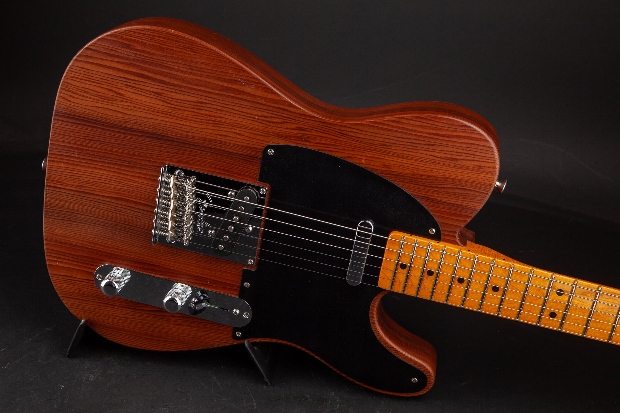 Fender: Fender USA 'Tele-bration' Ltd Old Growth Redwood Telecaster - Natural #11023442