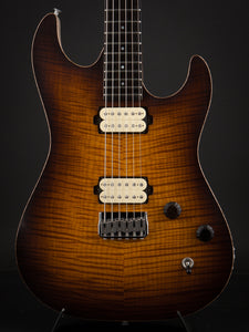 Patrick James Eggle: 96 Drop Top Hardtail - Flame Maple Tobacco Burst #10821