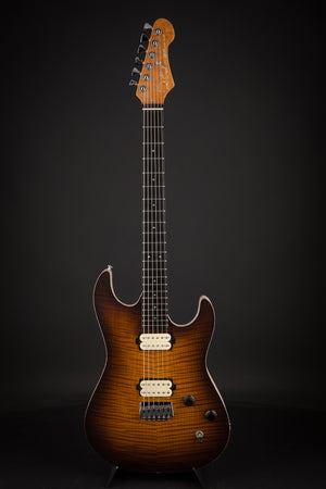 Patrick James Eggle: 96 Drop Top Hardtail - Flame Maple Tobacco Burst #10821