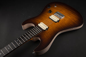 Patrick James Eggle: 96 Drop Top Hardtail - Flame Maple Tobacco Burst #10821