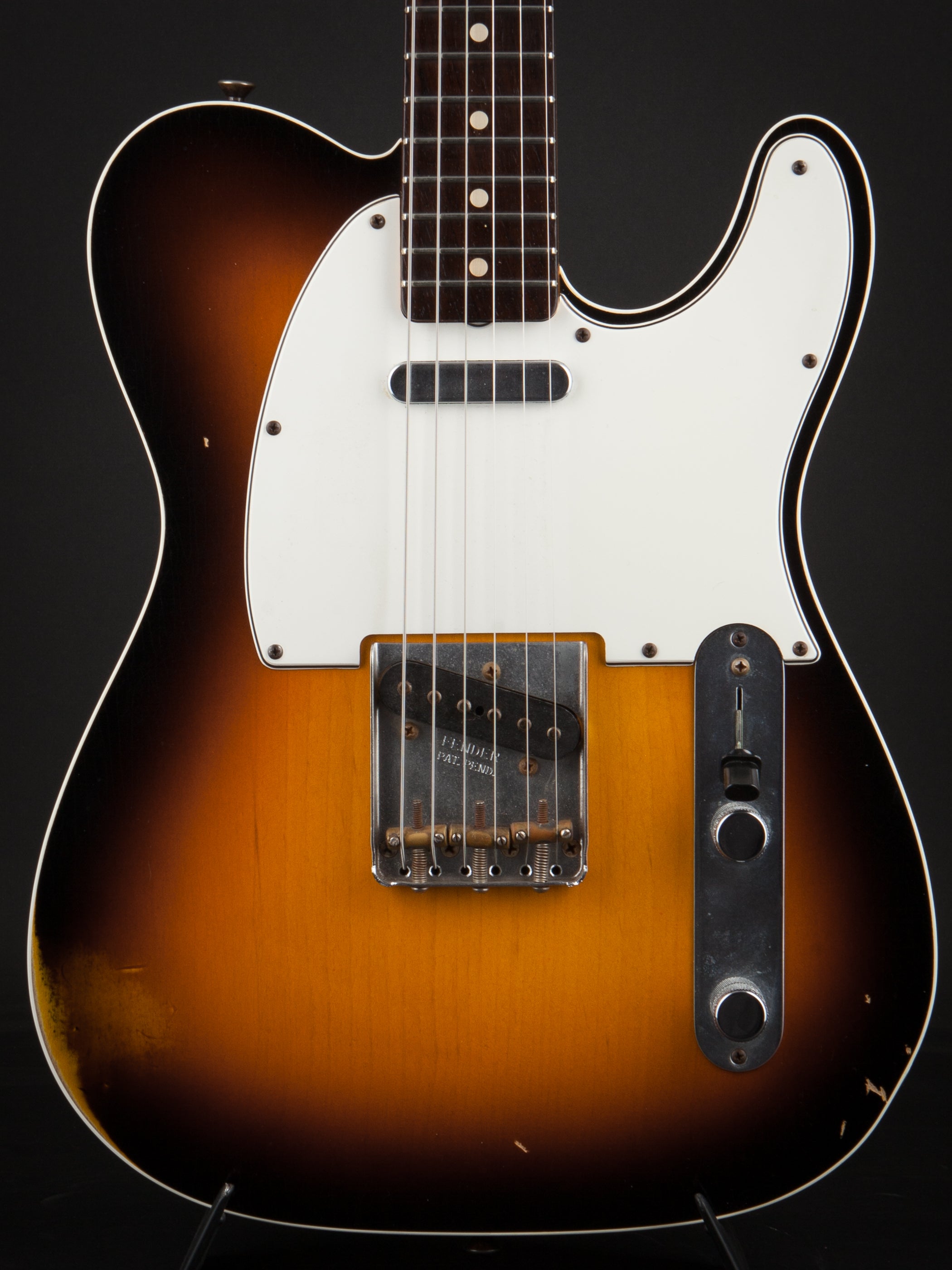 Fender Custom Shop: 62 Custom Telecaster Relic Braz Limited Edition Faded 3-Tone Sunburst #CZ513669