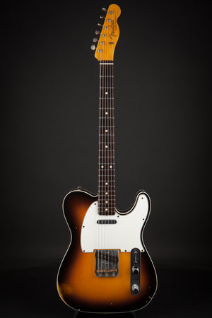 Fender Custom Shop: 62 Custom Telecaster Relic Braz Limited Edition Faded 3-Tone Sunburst #CZ513669