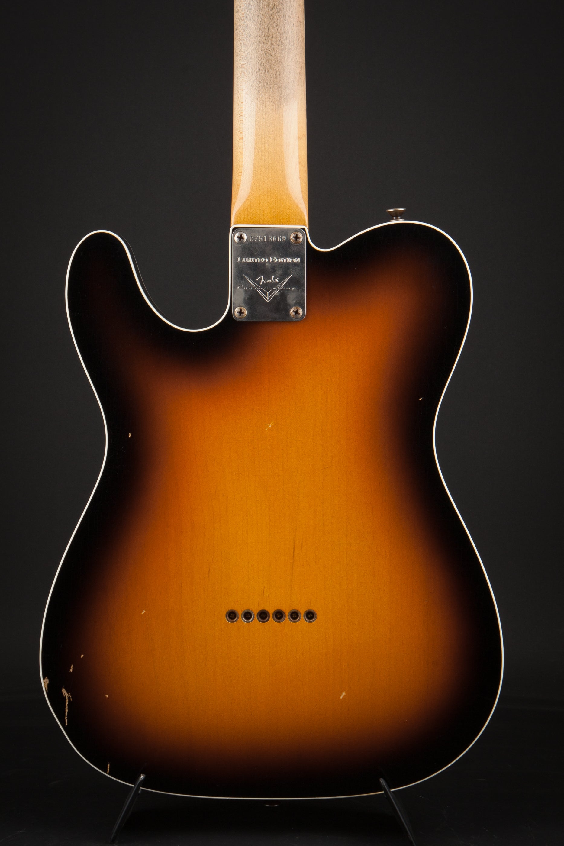 Fender Custom Shop: 62 Custom Telecaster Relic Braz Limited Edition Faded 3-Tone Sunburst #CZ513669