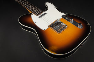 Fender Custom Shop: 62 Custom Telecaster Relic Braz Limited Edition Faded 3-Tone Sunburst #CZ513669