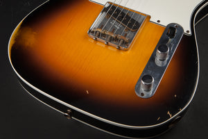 Fender Custom Shop: 62 Custom Telecaster Relic Braz Limited Edition Faded 3-Tone Sunburst #CZ513669