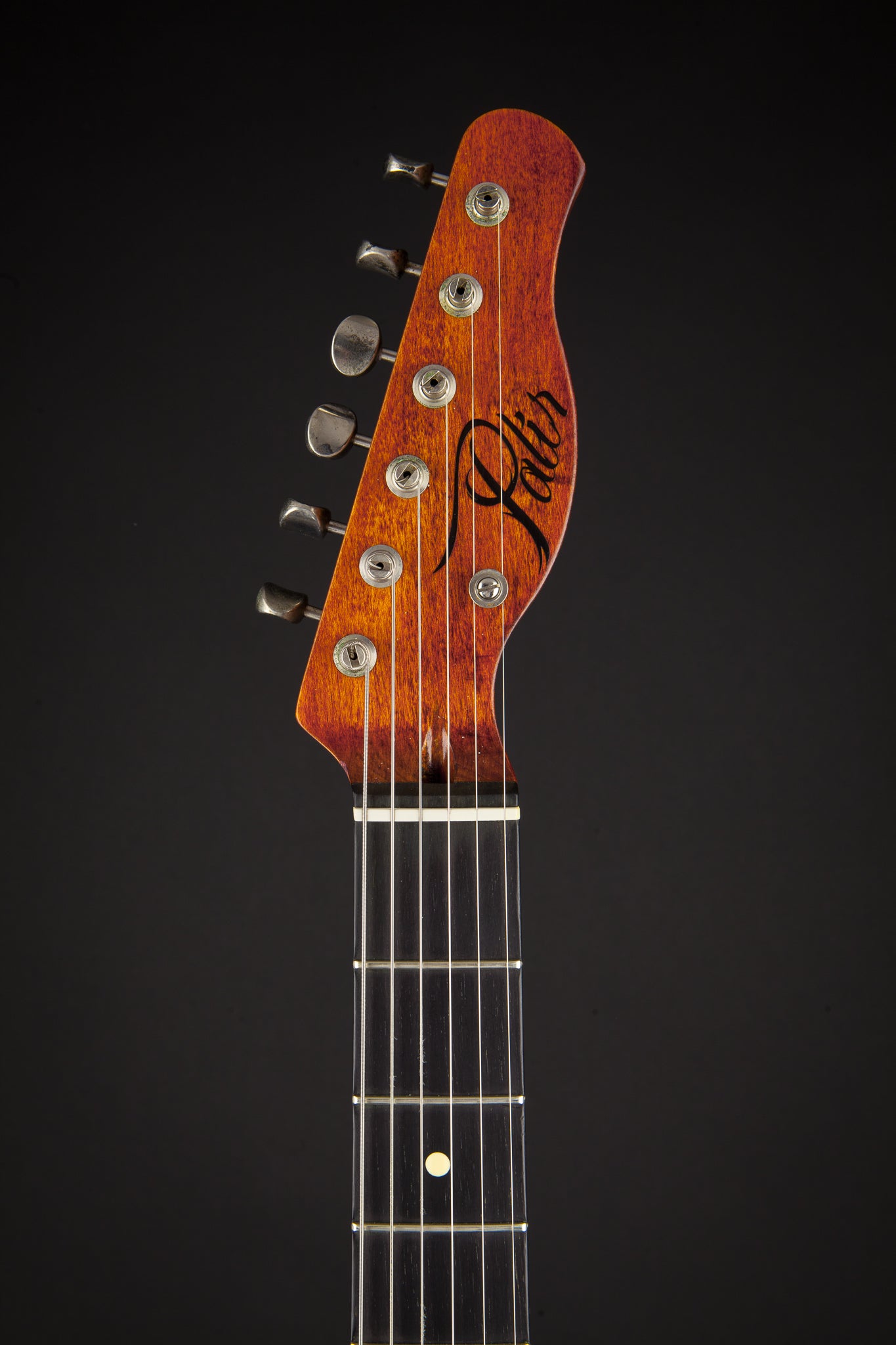 Palir Guitars Titan Thinline Candy Apple Red with Bigsby #124196