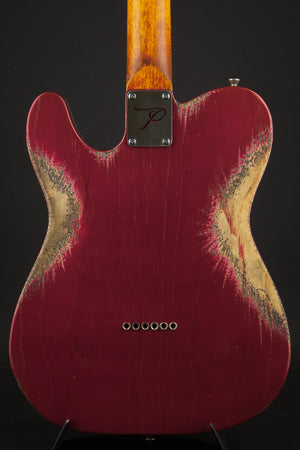 Palir Guitars Titan Thinline Candy Apple Red with Bigsby #124196