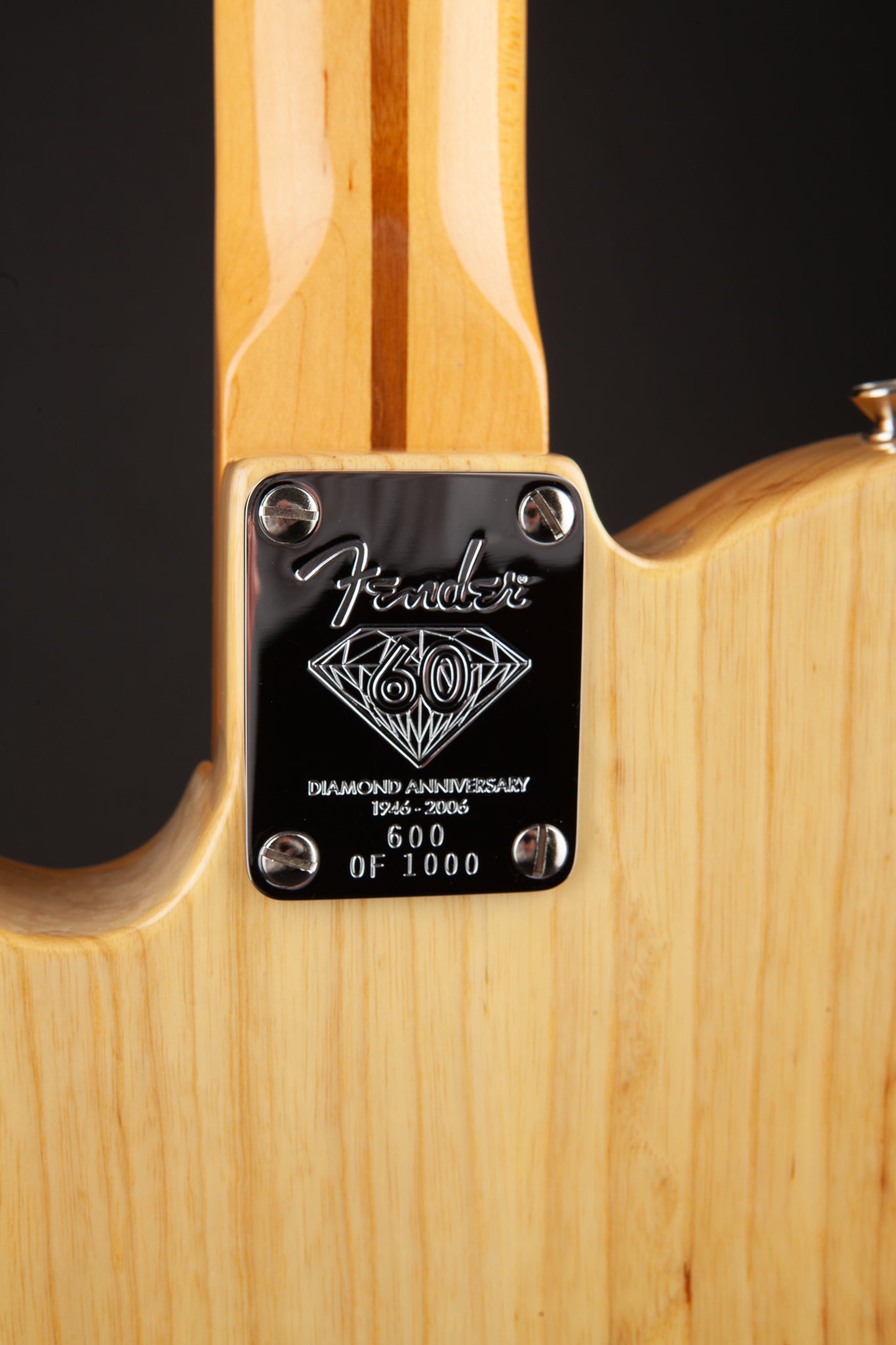 Fender: Fender USA 60th Anniversary Limited Edition Telecaster - Natural #600 of 1000