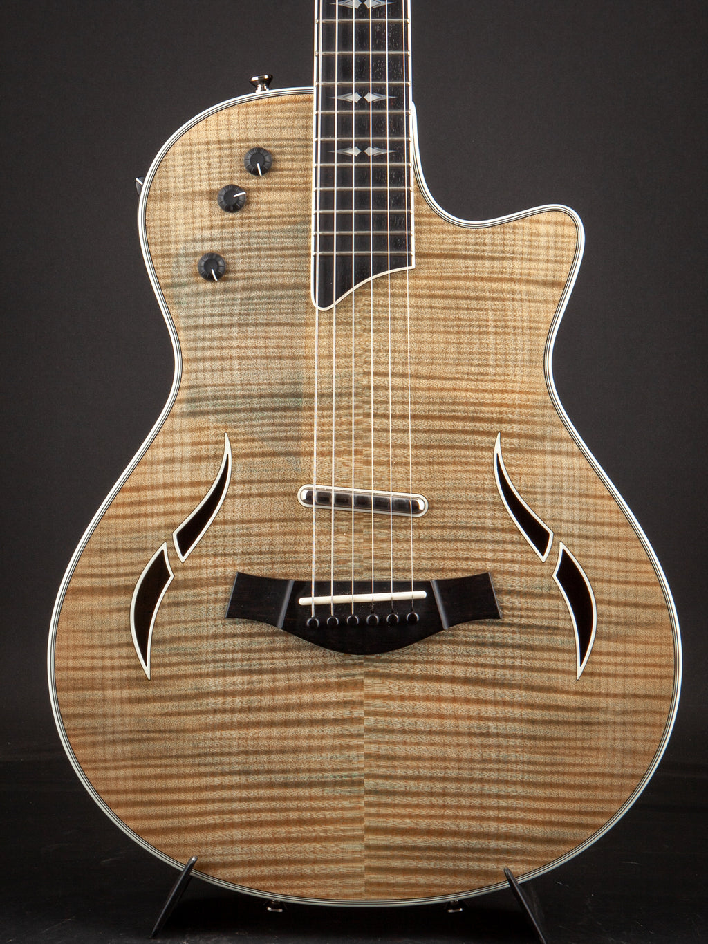 Taylor: T5z Pro w/ Curly Maple Top - Faded Denim #1105196138