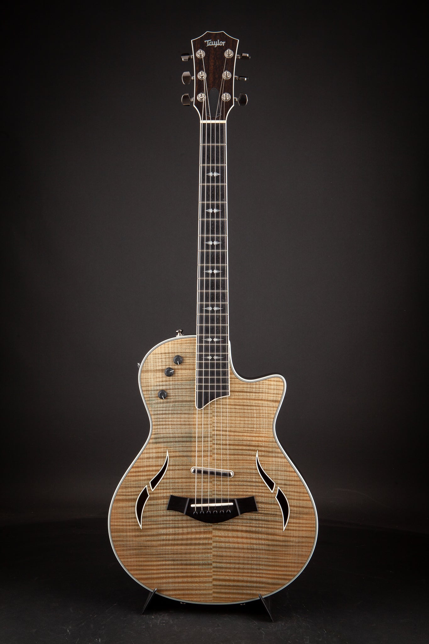 Taylor: T5z Pro w/ Curly Maple Top - Faded Denim #1105196138