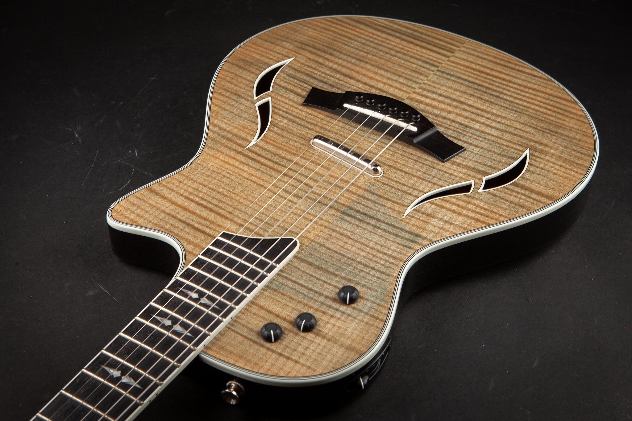 Taylor: T5z Pro w/ Curly Maple Top - Faded Denim #1105196138