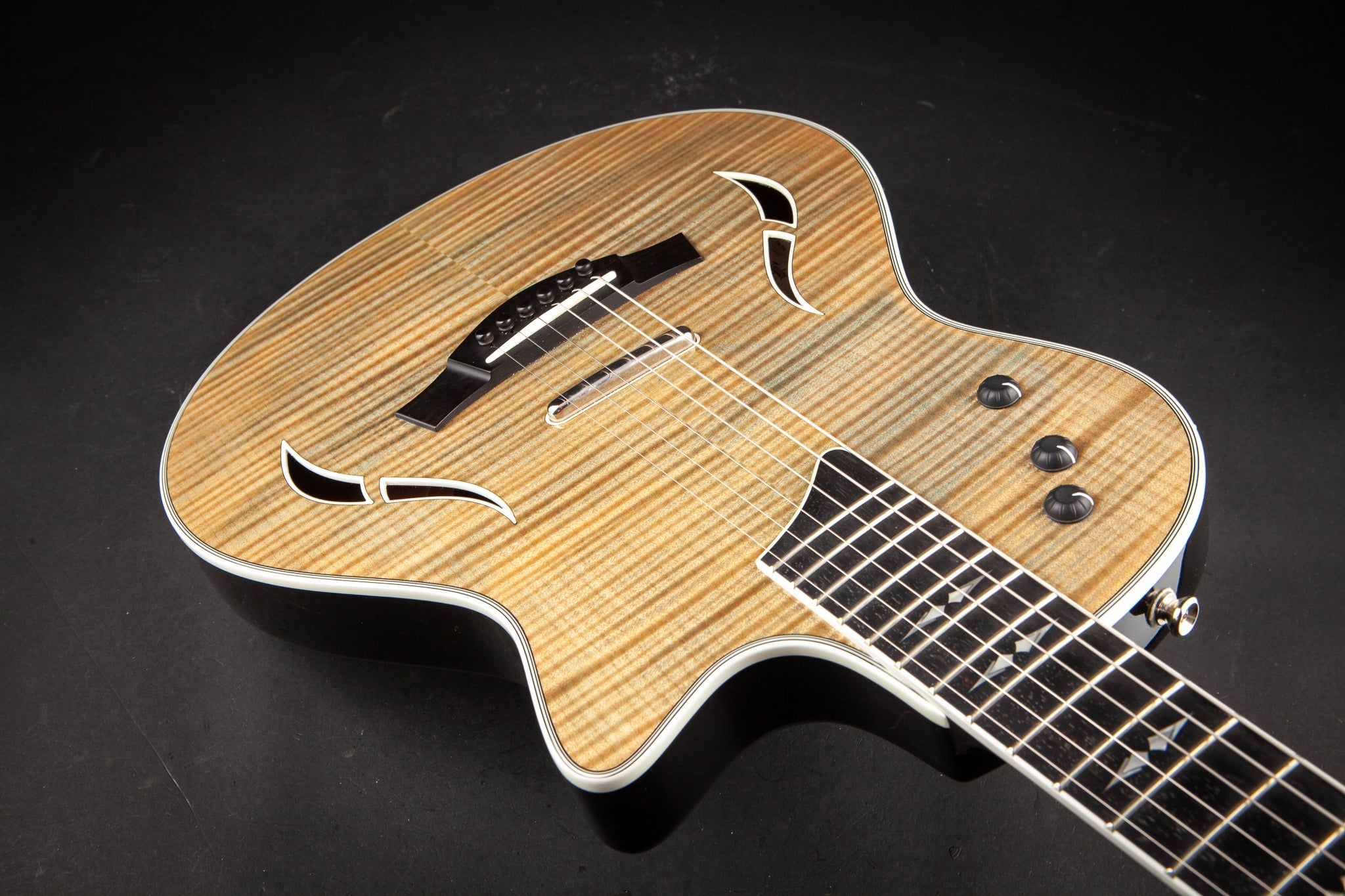 Taylor: T5z Pro w/ Curly Maple Top - Faded Denim #1105196138