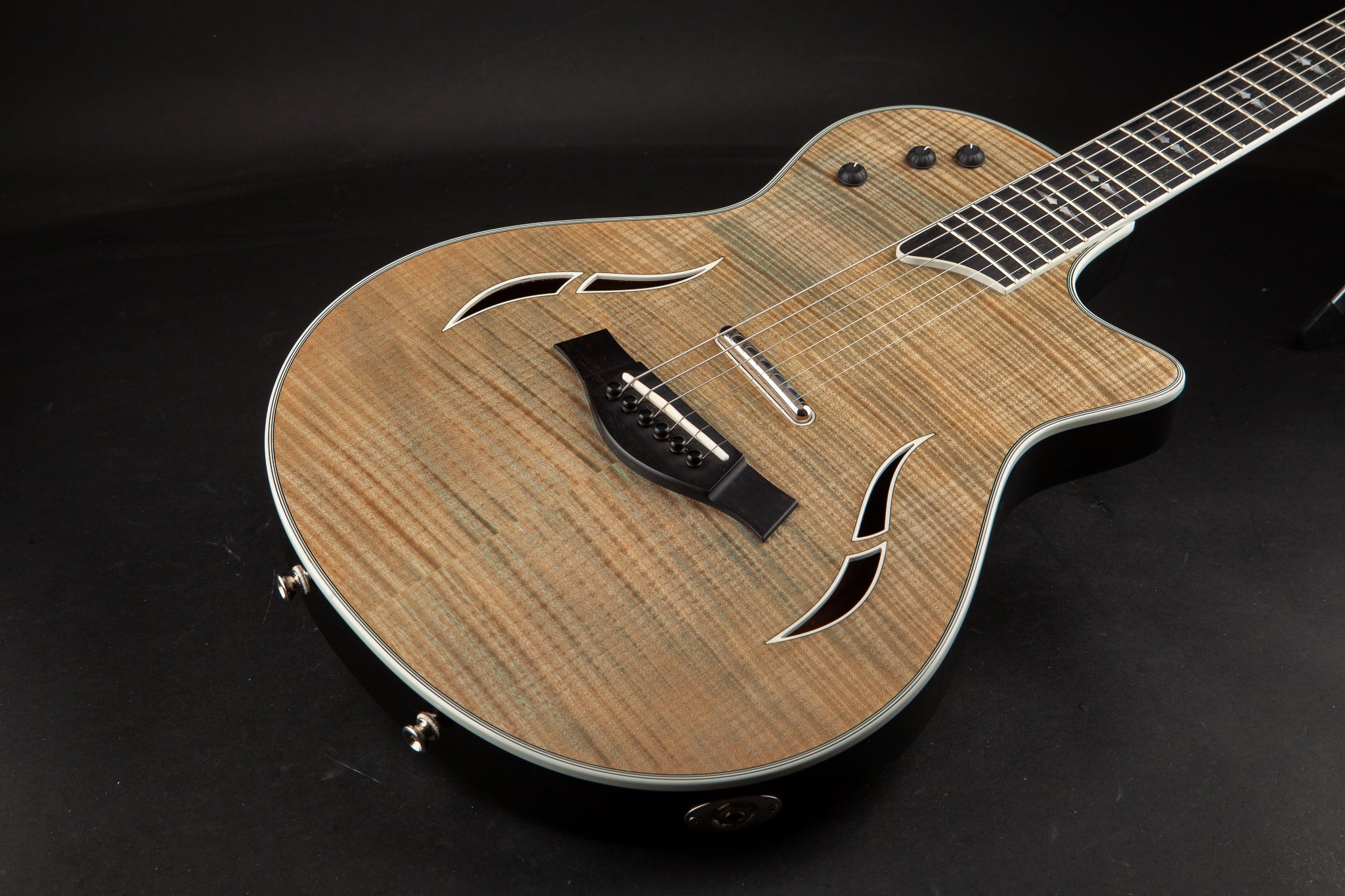 Taylor: T5z Pro w/ Curly Maple Top - Faded Denim #1105196138