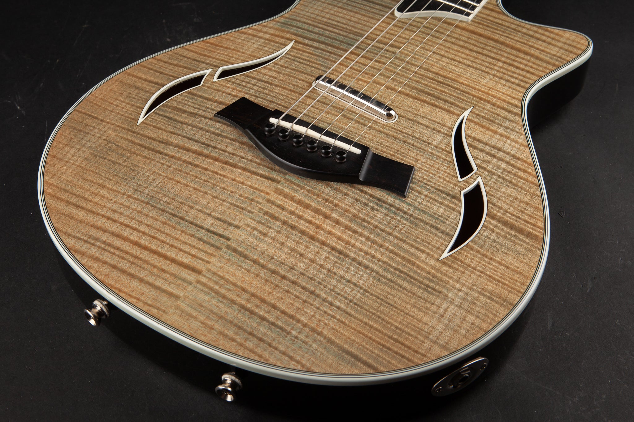 Taylor: T5z Pro w/ Curly Maple Top - Faded Denim #1105196138