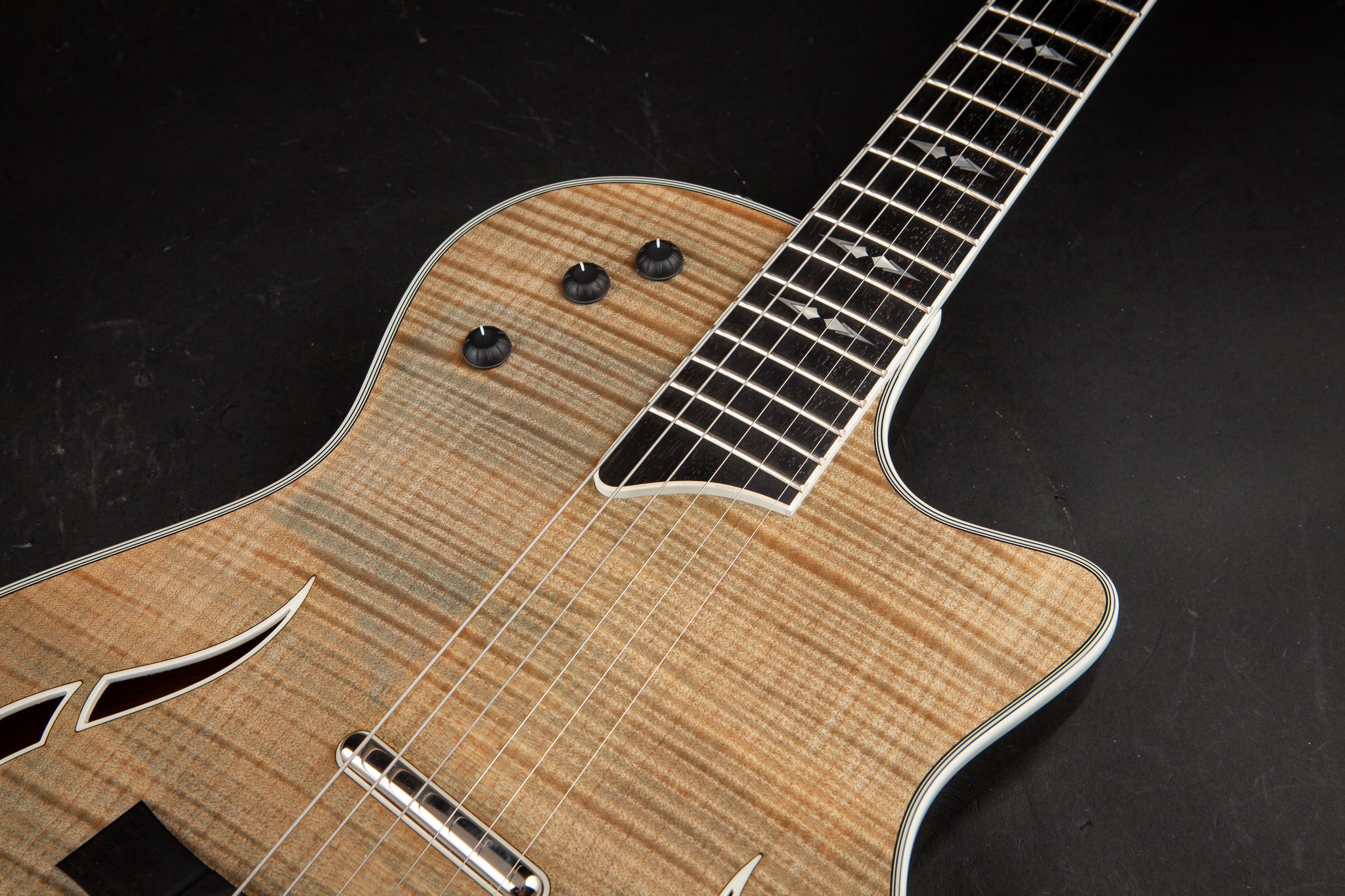 Taylor: T5z Pro w/ Curly Maple Top - Faded Denim #1105196138
