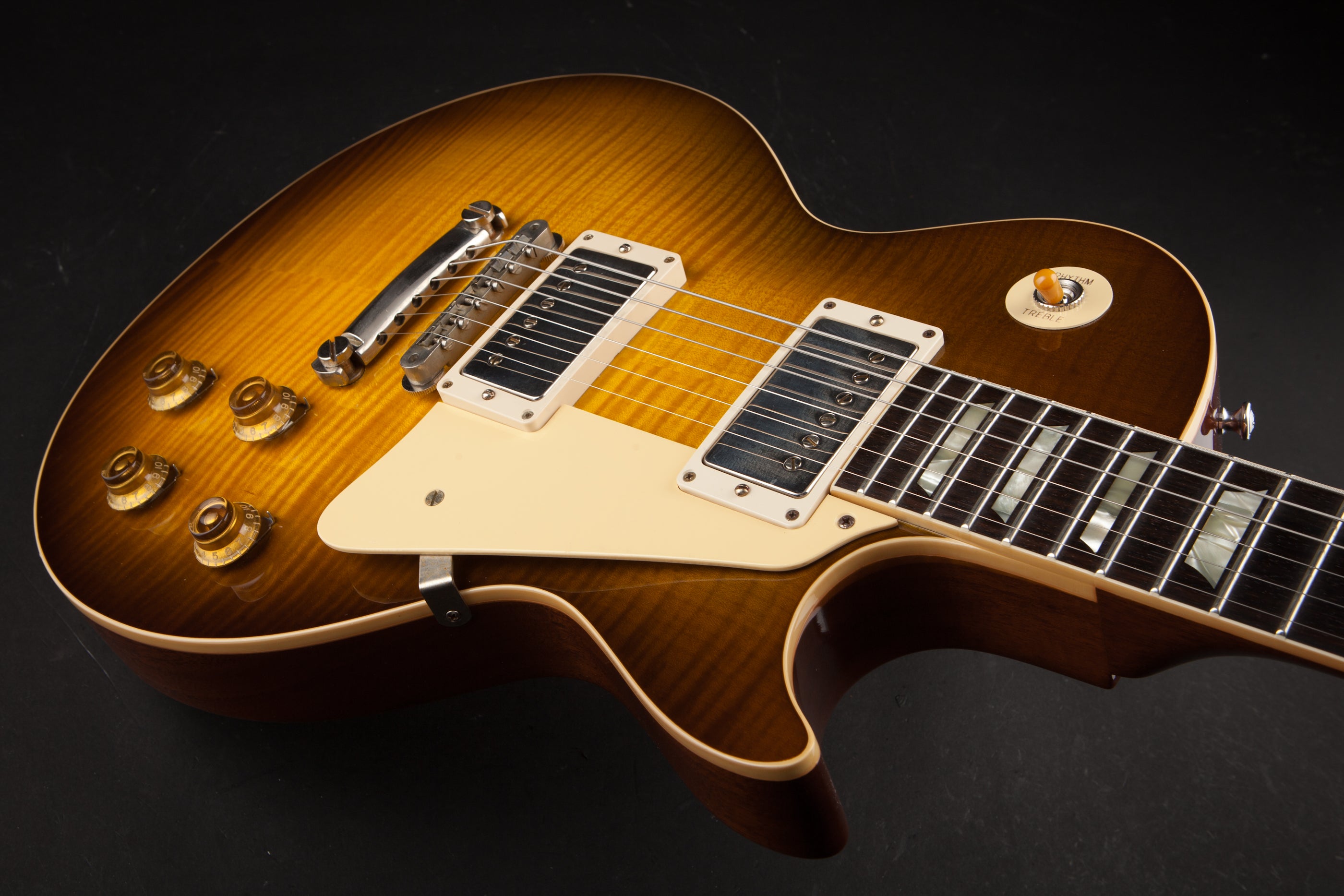 Gibson Custom Shop: 70th Anniversary 59 Les Paul Standard VOS Hand Selected Top - Green Lemon Burst #922574