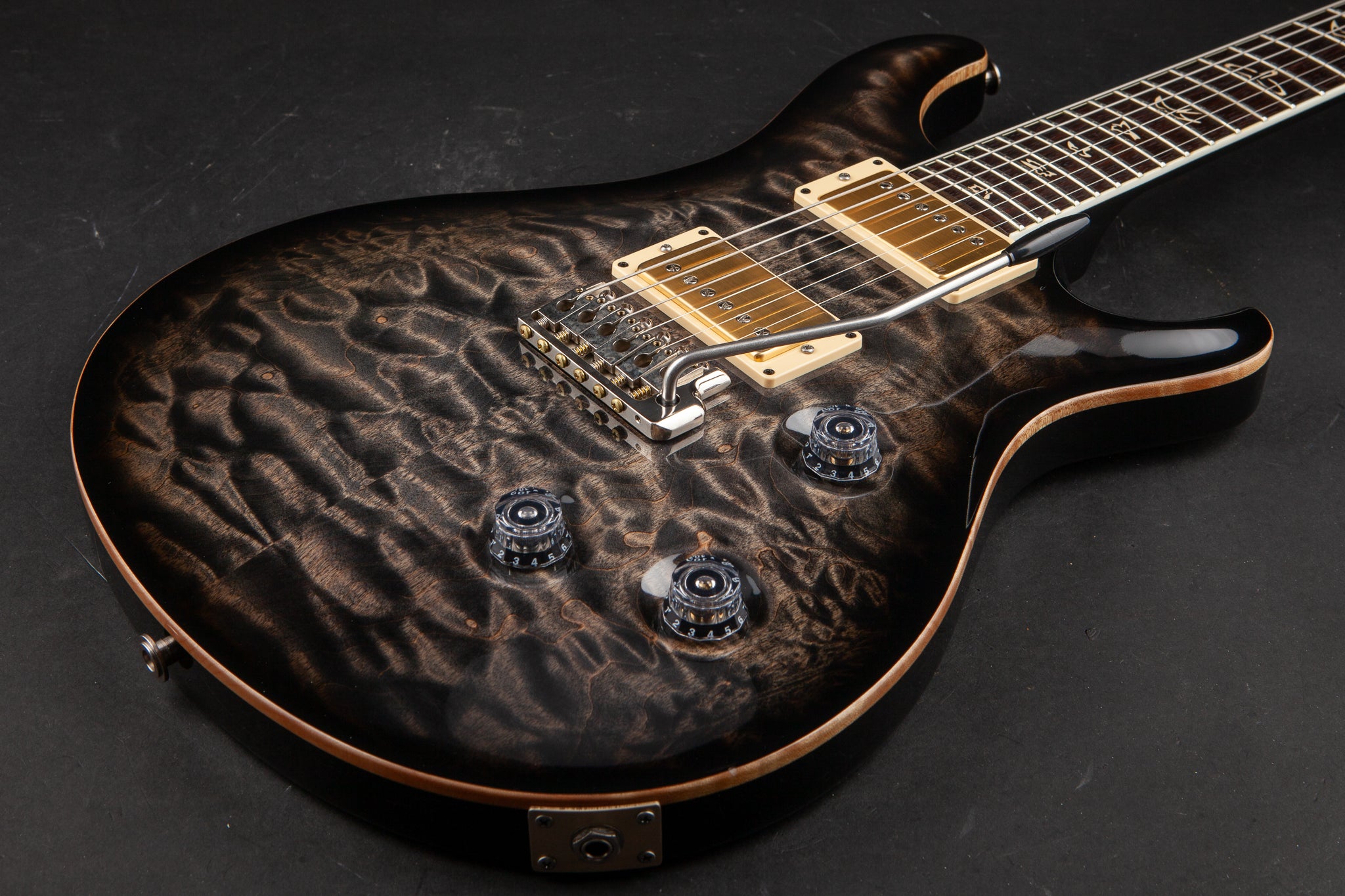 PRS Guitars: Custom 24 25th Anniversary Quilt 10-Top - Charcoal Burst  #168480