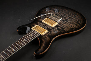 PRS Guitars: Custom 24 25th Anniversary Quilt 10-Top - Charcoal Burst  #168480