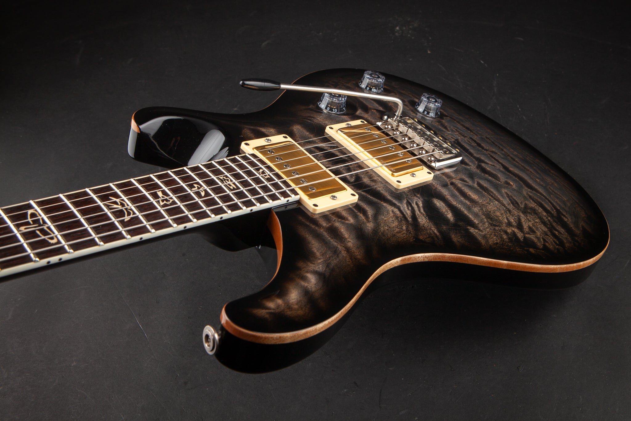PRS Guitars: Custom 24 25th Anniversary Quilt 10-Top - Charcoal Burst  #168480