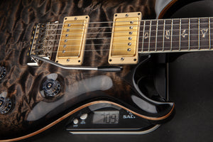 PRS Guitars: Custom 24 25th Anniversary Quilt 10-Top - Charcoal Burst  #168480