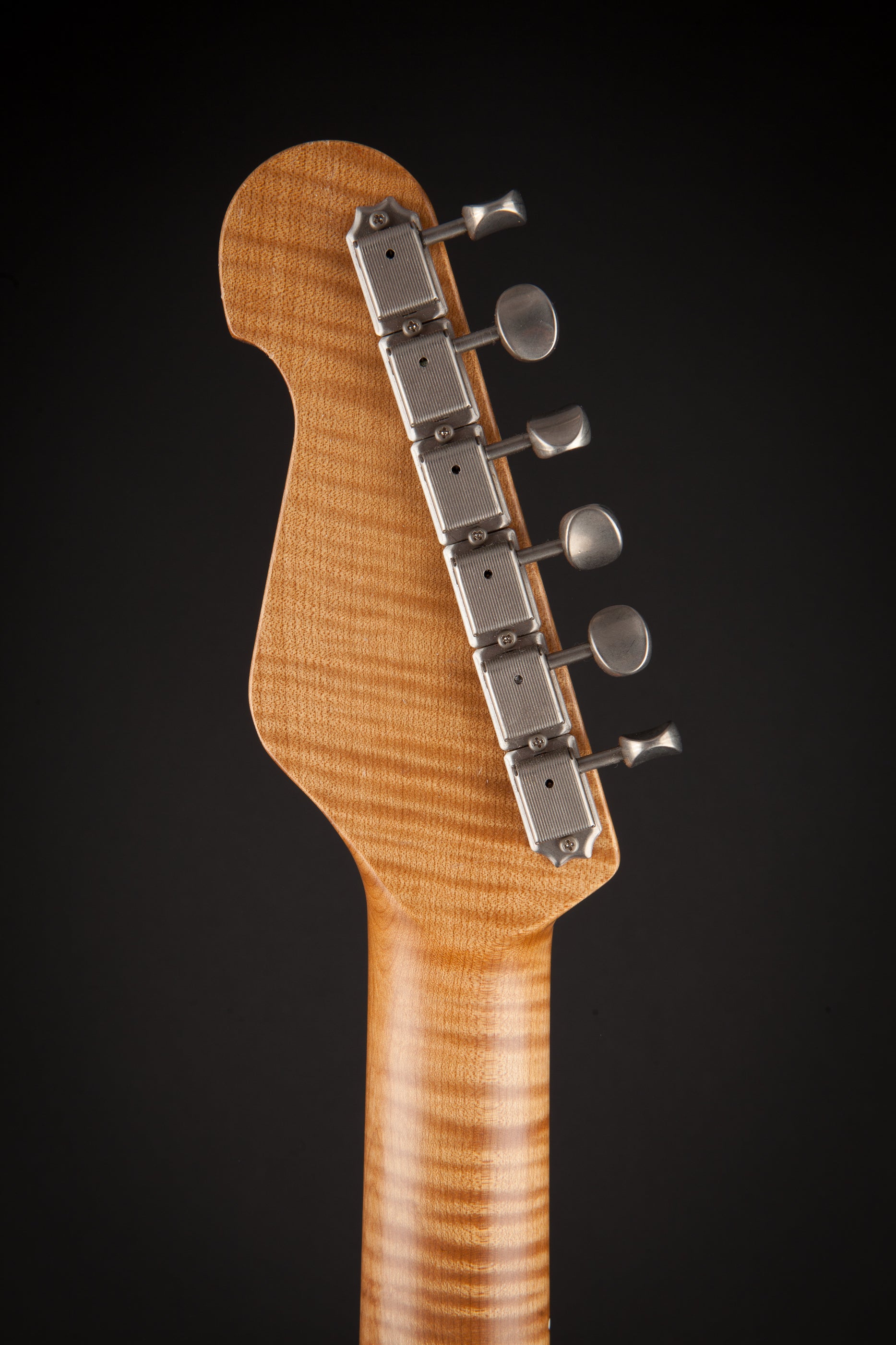 Smitty Guitars: Classic S Ultra Light Relic - 3-Tone Sunburst with Mastergrade Roasted Flame Maple Neck