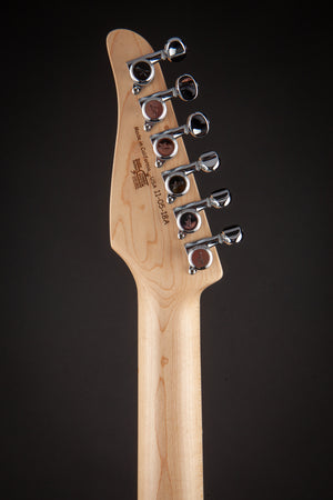 Tom Anderson: Drop Top with Hand Selected Top - Natural Jack's Blue Burst with Binding #11-05-18A