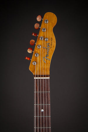 Fender Custom Shop: Artisan Buckeye Double Esquire Amber Natural #R124448