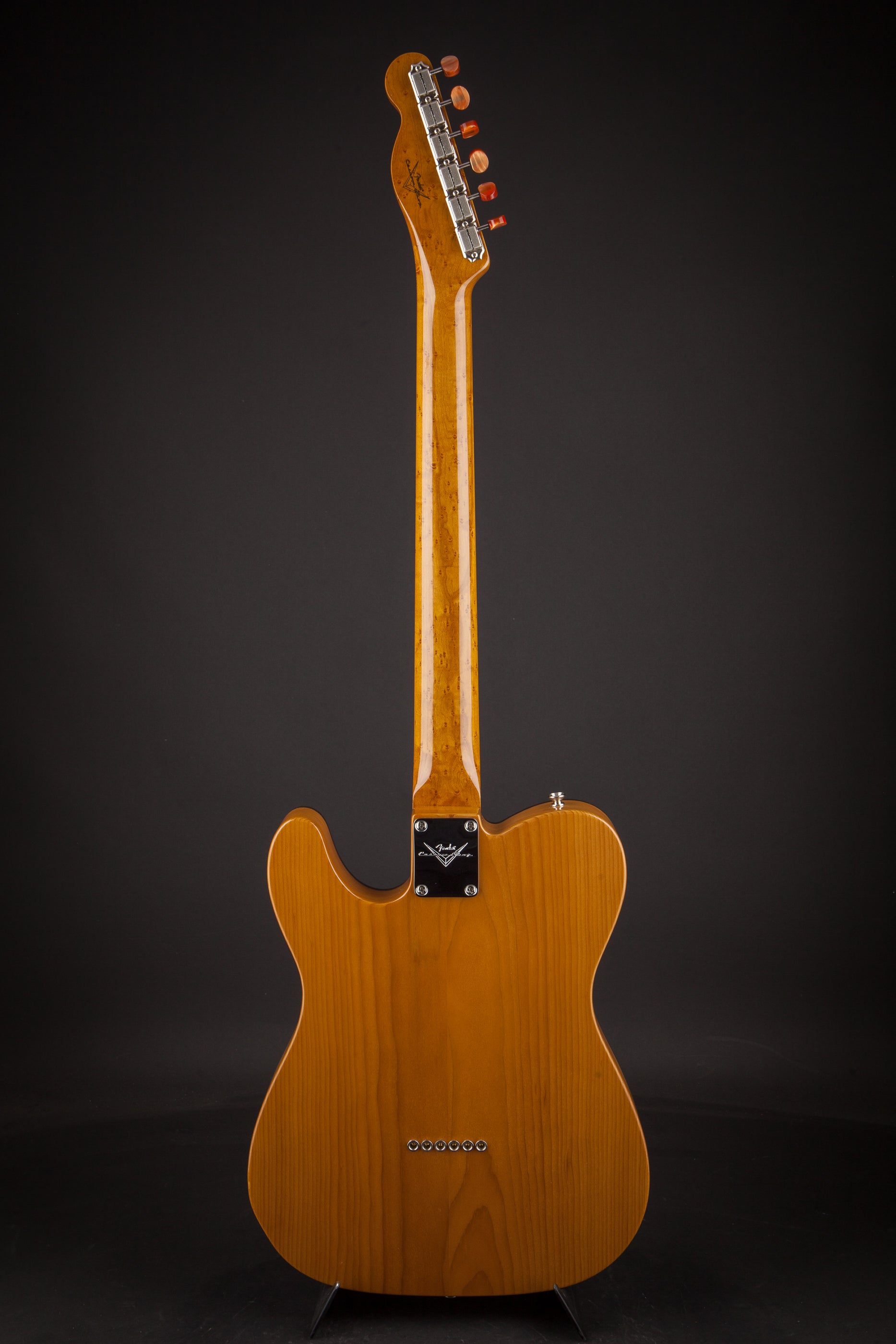Fender Custom Shop: Artisan Buckeye Double Esquire Amber Natural #R124448