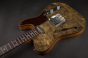 Fender Custom Shop: Artisan Buckeye Double Esquire Amber Natural #R124448