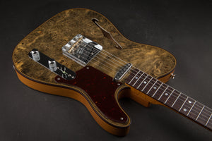 Fender Custom Shop: Artisan Buckeye Double Esquire Amber Natural #R124448